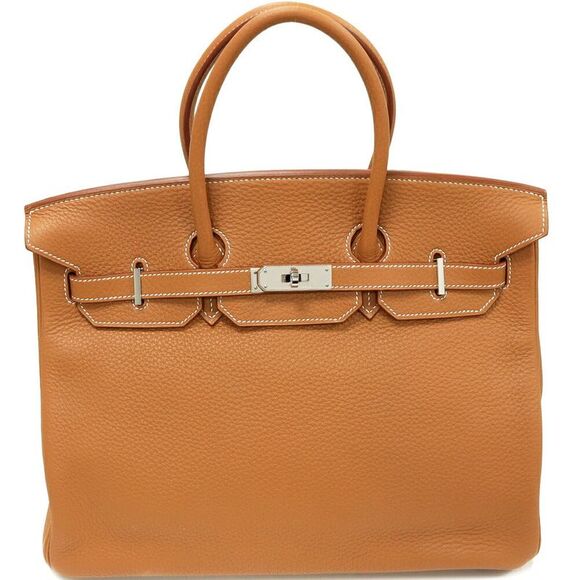 Hermes Birkin 35 Togo Handbag Gold - Picture 1 of 6